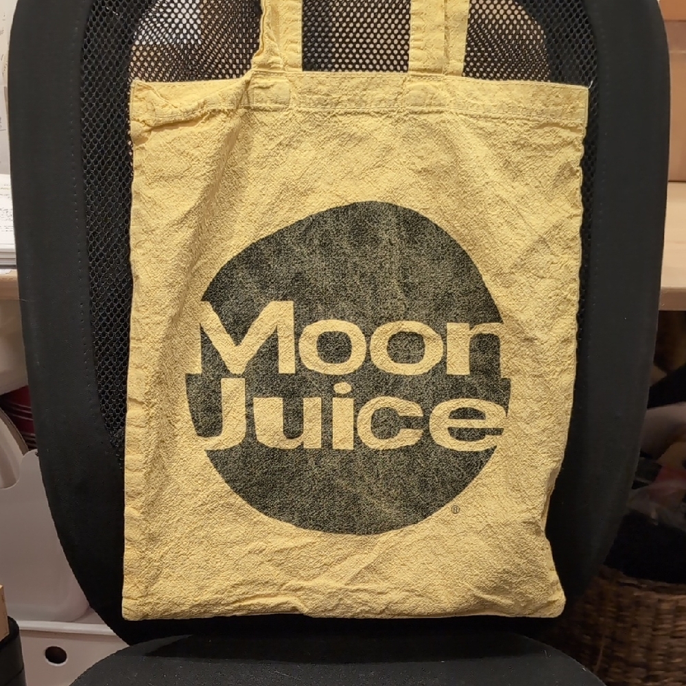 Moon Juice Yellow Tote Bag